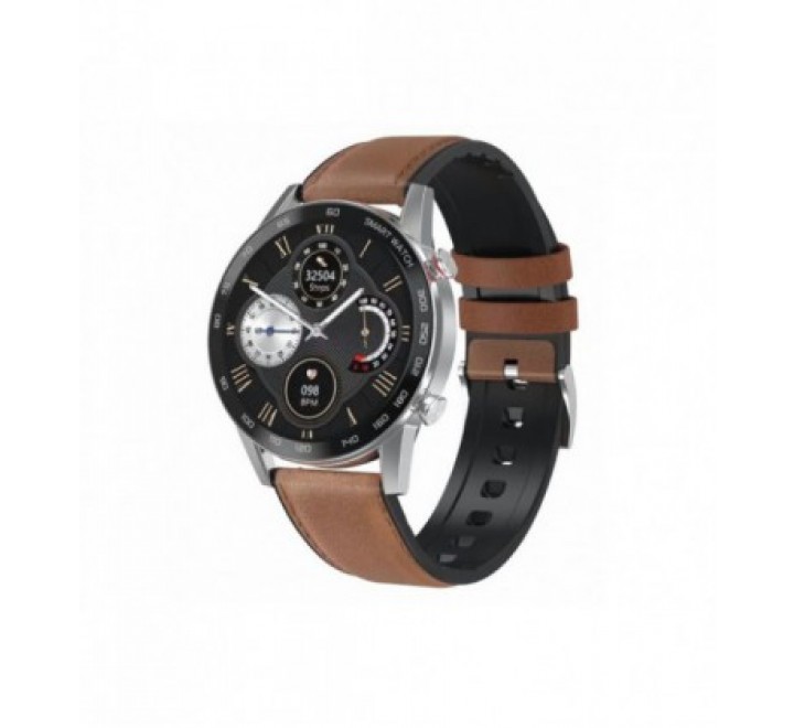 RELOJ LISKA SMARTWATCH CAJA ACERO CORREA MARRON SV-10FD-2