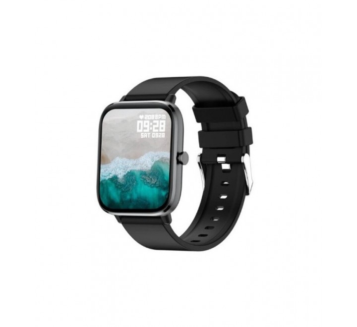 RELOJ LISKA SMART CAJA CUADRADA Y SILICONA NEGRA SV-30DF-1