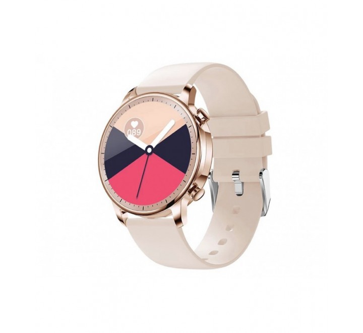 RELOJ LISKA SMARTWATCH CAJA ROSADA SILICONA ROSA SV-04DF-3