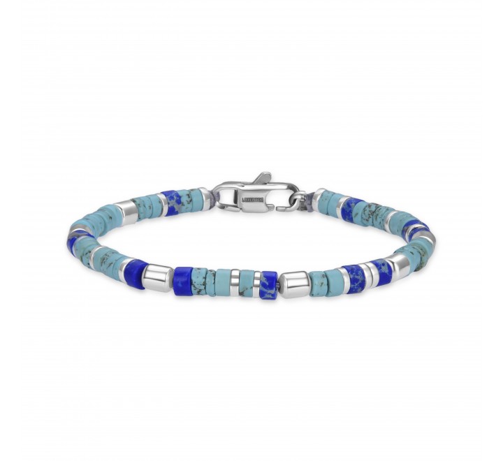 PULSERA LUXENTER RODIO PIEDRAS COLOR SSBX24094S