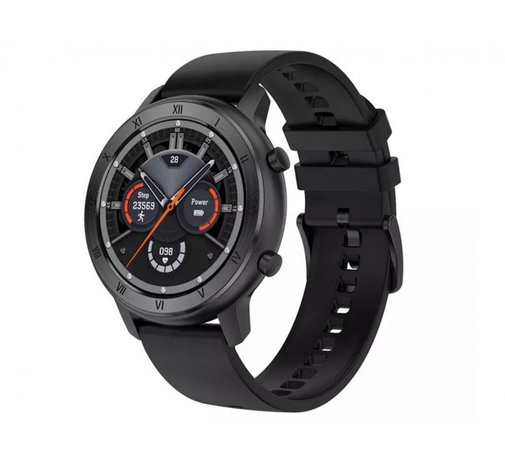 RELOJ LISKA SMARTWATCH CAJA REDONDA SILICONA NEGRA SV-03FC-1