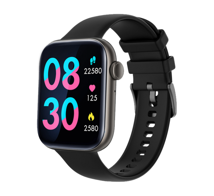 RELOJ LISKA SMART CAJA CUADRADA Y SILICONA NEGRA SV-34DF-1