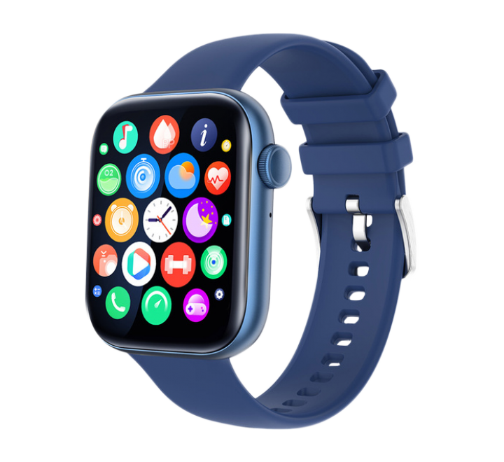 RELOJ LISKA SMART CAJA CUADRADA Y SILICONA AZUL SV-34DF-4