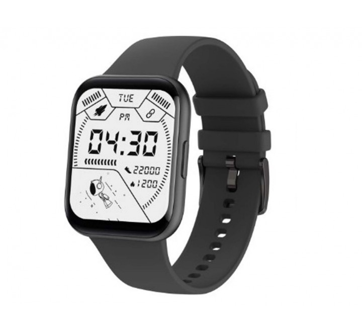 RELOJ LISKA SMART CAJA CUADRADA Y SILICONA NEGRA SV-29DF-1
