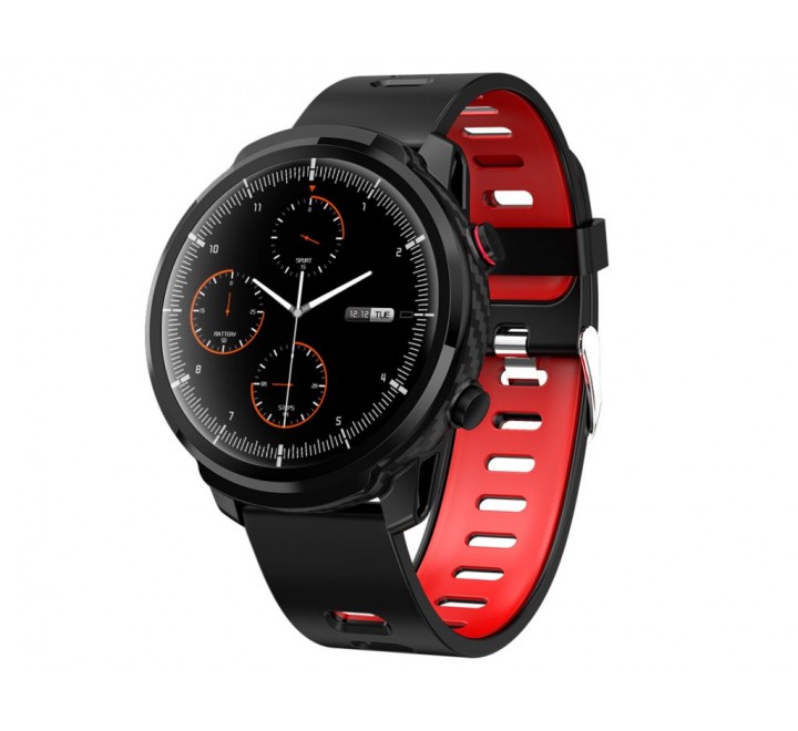 RELOJ LISKA SMARTWATCH ACERO NEGRO SILICONA NEGRA SV-SW5