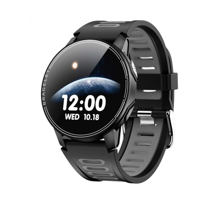 RELOJ LISKA SMARTWATCH CAJA REDONDA SILICONA NEGRA SV-SW6-1