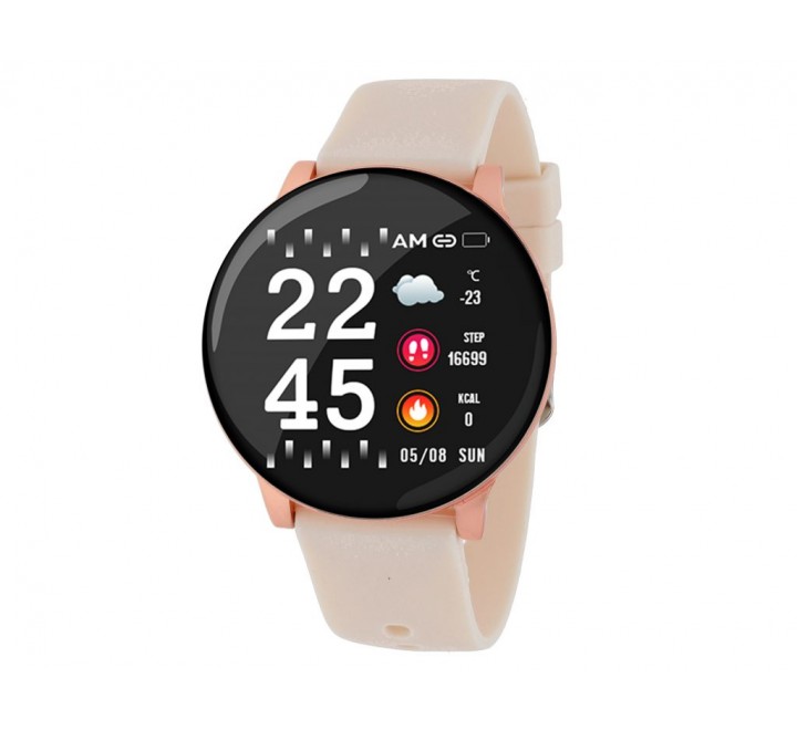 RELOJ LISKA SMARTWATCH CAJA ROSADA SILICONA ROSA SV-SW8-7