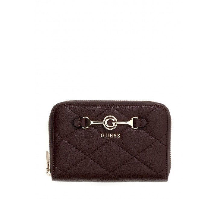 MONEDERO GUESS FRANCES SLG MEDIUM ZIP AROUND SWQG2241140 BRO
