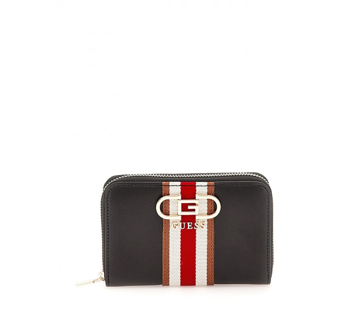 MONEDERO GUESS NEGRO NELKA SLG CARD & COIN PURSE VG930744