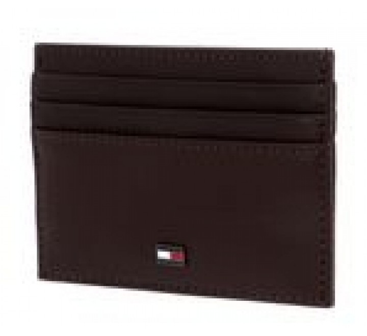 TARJETERO EN PIEL MARRÓN TOMMY HILFIGER AMOAM06161 GB8
