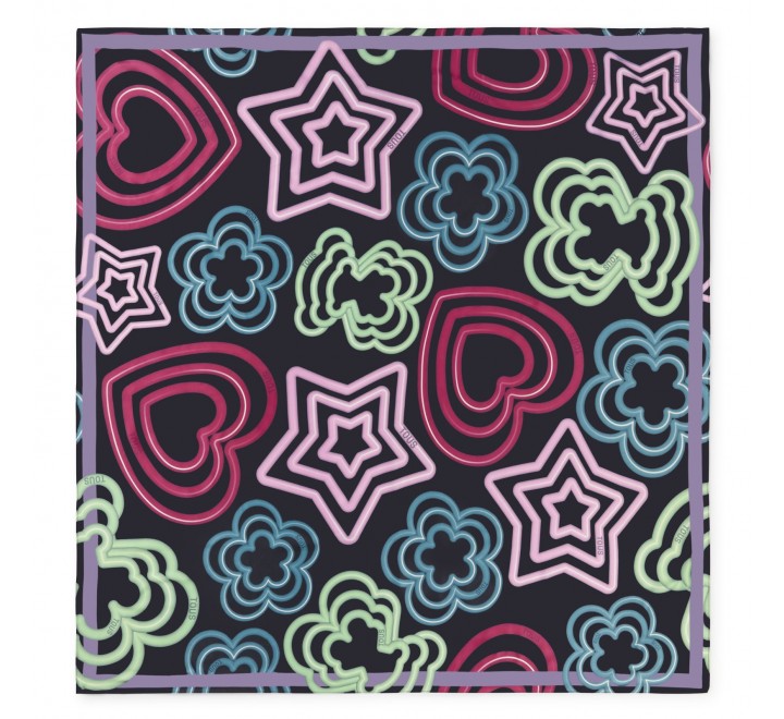 PAñUELO TOUS 120X120 JELLY NEGRO 2001948151 395910330