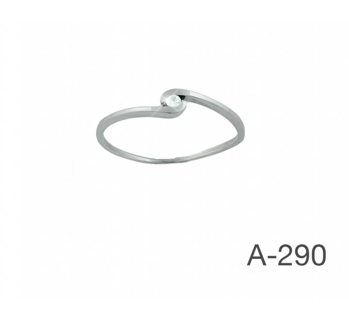 ANILLO BRILLANTE O,O3 KTES OROBLANCO 18KTES G/H-VS A-290