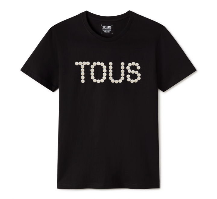 CAMISETA TOUS LOGO PEARLS NEGRO 2001865051 395730002