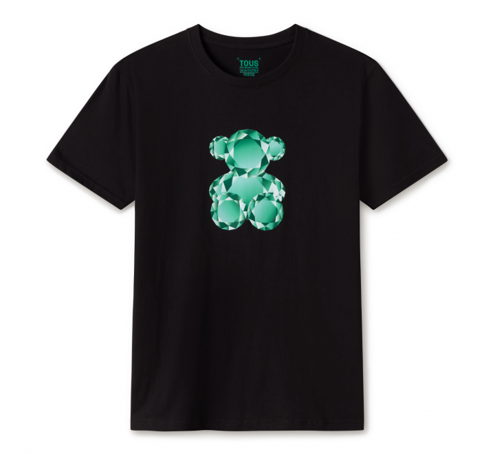 CAMISETA TOUS BEAR GEMSTONES NEGRO-TURQ 2001870551 395730005