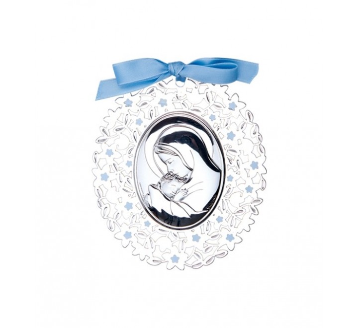 PLACA DE CUNA SQ4083/PC VIRGEN AZUL