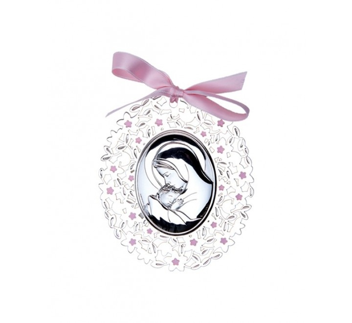 PLACA DE CUNA SQ4083/PR VIRGEN ROSA