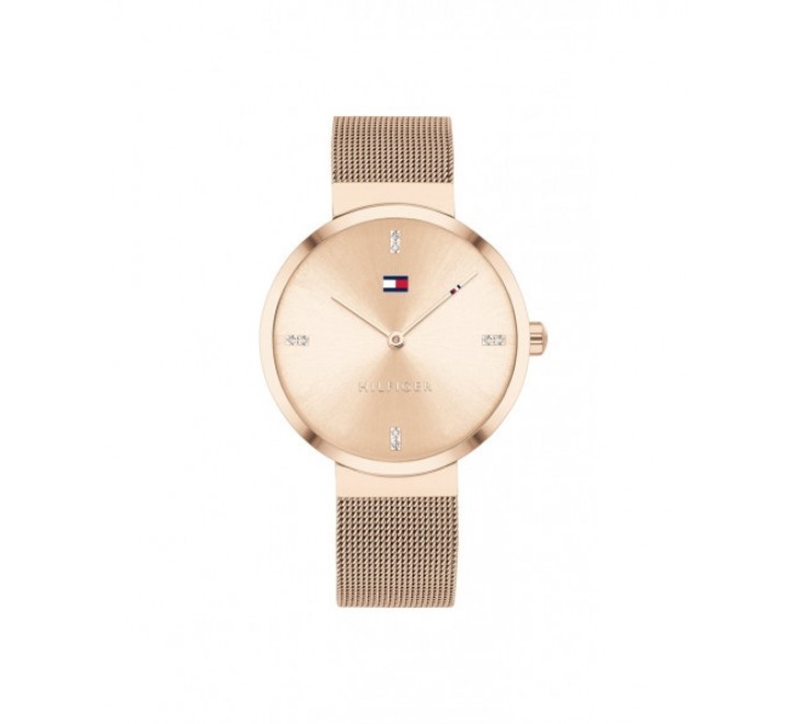 RELOJ SEÑORA 1782218.TOMMY.HILFIGER.35MM EN ACERO ROSADO