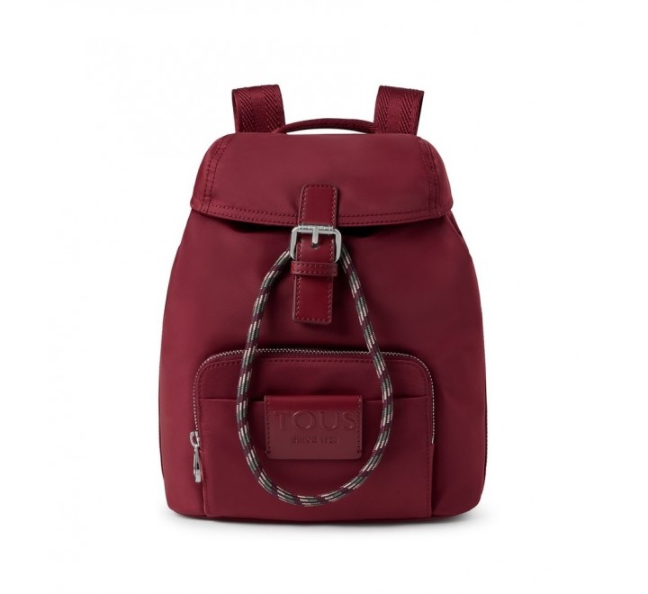 MOCHILA XS TOUS E SOFT CHAIN BURDEOS 195900305