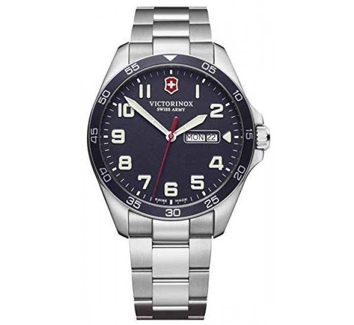 RELOJ VICTORINOX V241851 ACERO MAQUINARIA SUIZA ESFERA AZUL