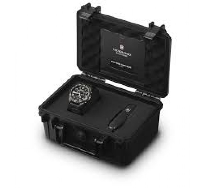 RELOJ VICTORINOX V241926.1 SILICONA NEGRA CAJA ACERO NEGRO