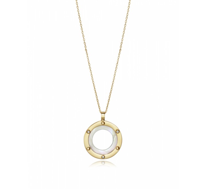 GARGANTILLA VICEROY DORAA ANILLA RESINA BLANCA 15121C01012