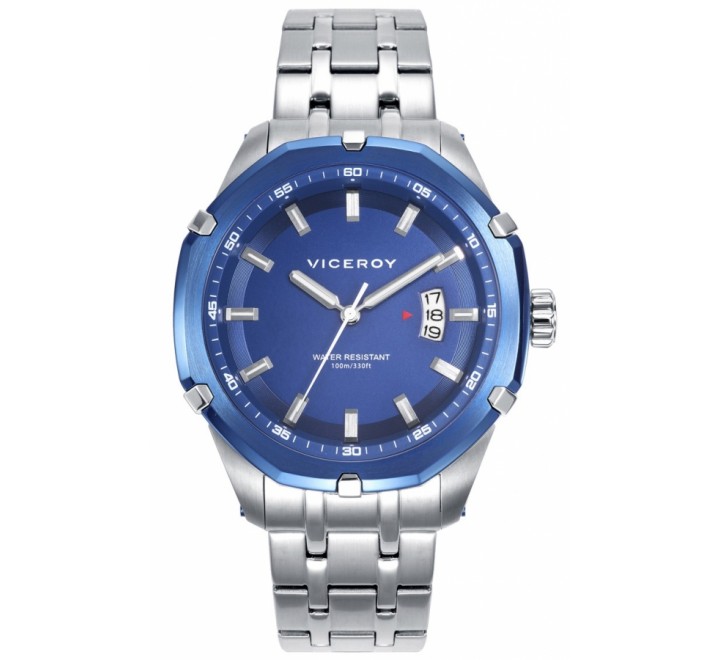 RELOJ VICEROY ACERO IP AZUL CAB 46837-37