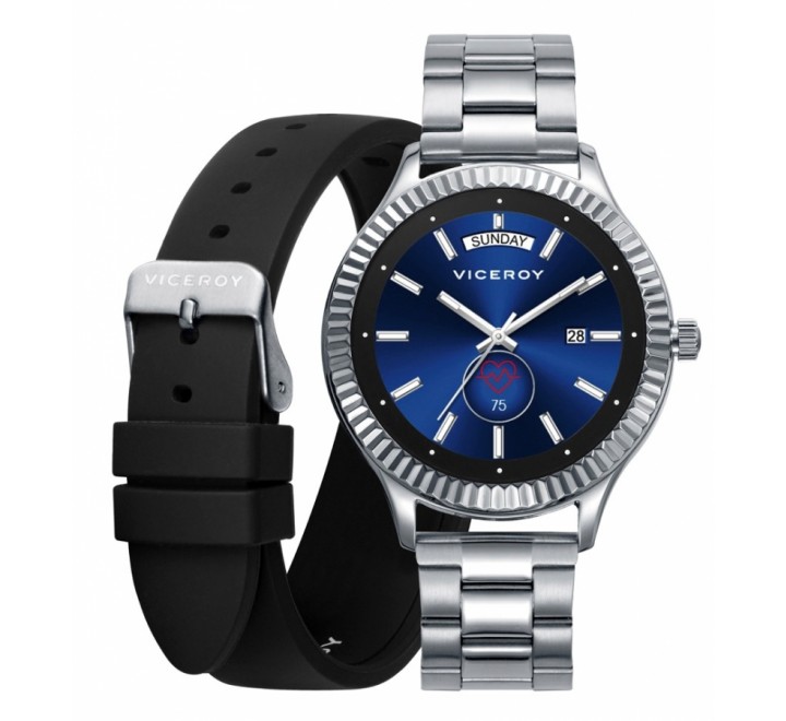 RELOJ VICEROY SMART ACERO Y OTRA CORREA 401152-80