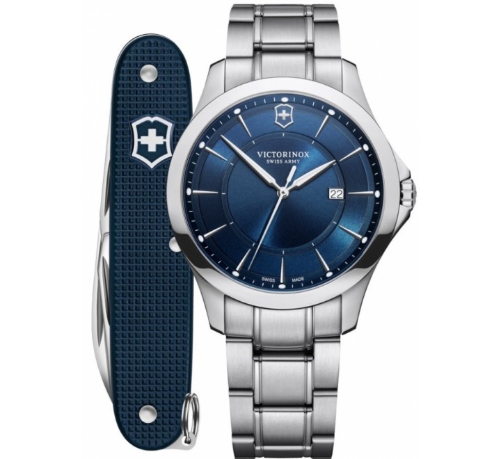RELOJ VICTORINOX CAJA Y ARMIS ACERO ESFERA AZUL V241910.1