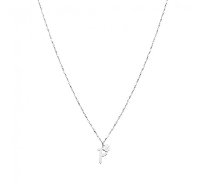 GARGANTILLA MR WONDERFUL WJ20005 ACERO LETRA P
