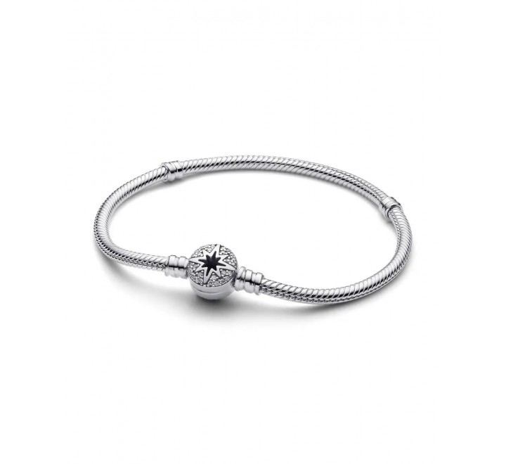 PULSERA PANDORA SERPIENTE CIERRE ESTRELLA POLAR 593584C0-18