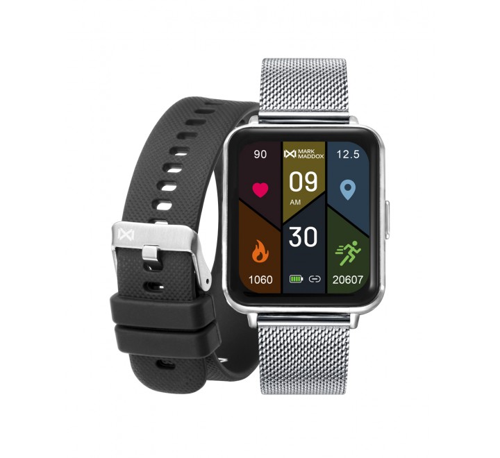 RELOJ MARK MADDOX SMART CAJA ACERO DOS CORREAS HS1002-00