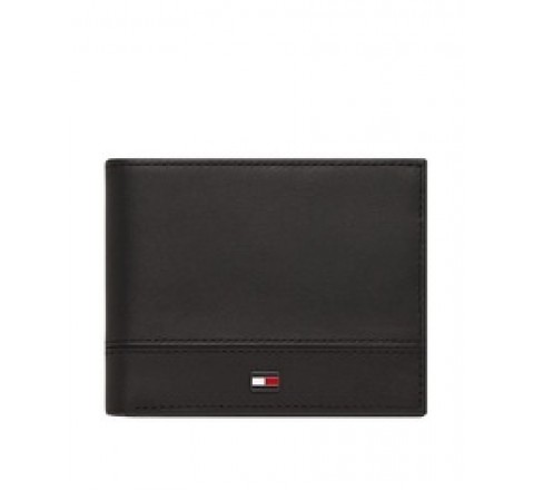 CARTERA EN PIEL NEGRA TOMMY HILFIGER AMOAM06162 BDS