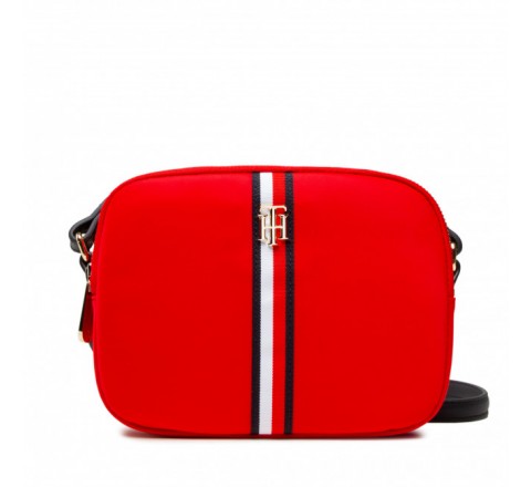 BANDOLERA TOMMY HILFIGUER ROJA AW0AW11334OKP