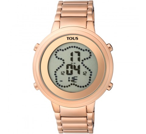 RELOJ TOUS DIGEBEAR MUJER DIGITAL 900350045 ACERO ROSADO
