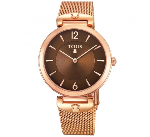 RELOJ TOUS 700350290 S-MESH ACERO ROSADO