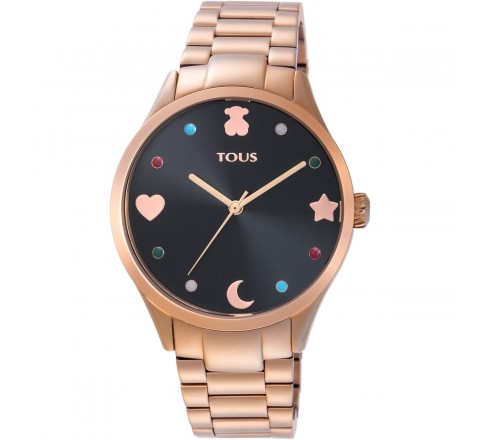 RELOJ TOUS 800350720 SUPER POWER IP ROSADO