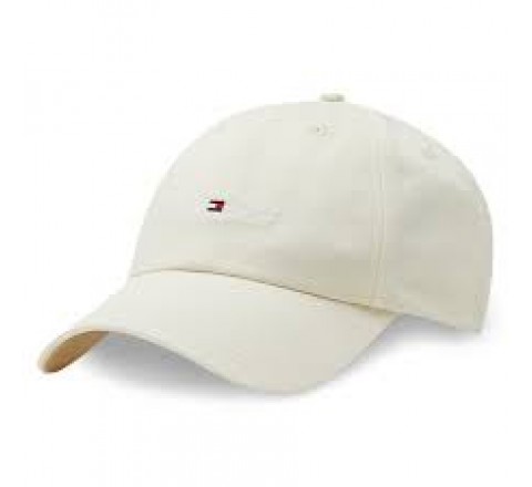 GORRA TOMMY HILFIGER BLANCA LOGO Y LETRAS AW0AW14596 AEF