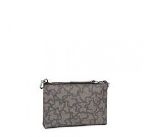BANDOLERA TOUS 095891606 DOBLE K ICON NEGRO-BLANCO