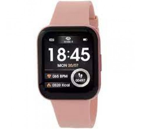 RELOJ MAREA SMART CUADRADO CORREA SILICONA ROSA B57013/2