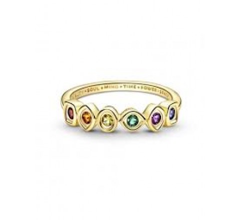 ANILLO PANDORA PLATA DORADA LOS VENGADORES Nº14 160779C01-54