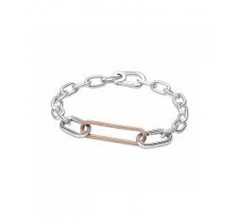 LINK PANDORA ME PLATA ROSADA LARGO 789656C00