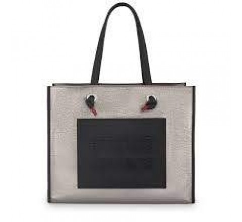 SHOPPING TOUS XL 095891596 AMAYA MET. PLATA-NEGRO