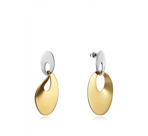 PENDIENTES VICEROY 15050E01012 ACERO DORADO OVALADOS