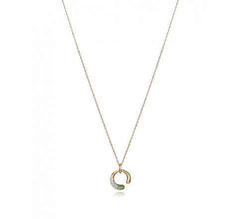 COLLAR VICEROY PLATA DORADA CON CIRCONITA 15117C100-39