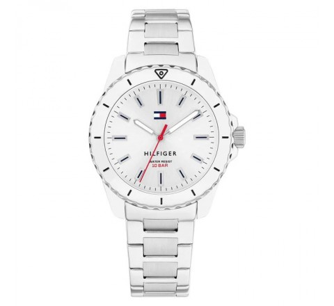 RELOJ TOMMY HILIGER ACERO ESFERA BLANCA 1720051