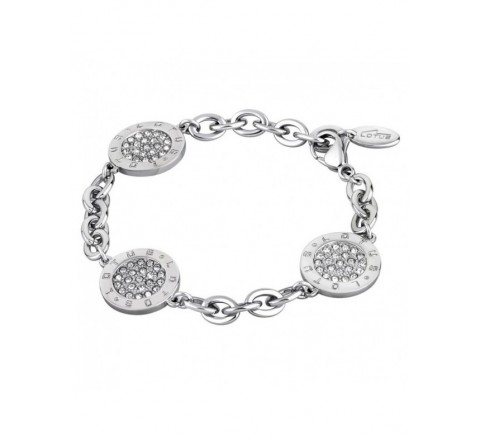 PULSERA LOTUS LS1751/2/1 ACERO CIRCULOS CIRCONITAS