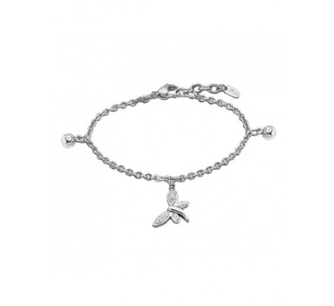 PULSERA LOTUS LS1882/2/1 ACERO COLGANTES BOLAS Y LIBELULA