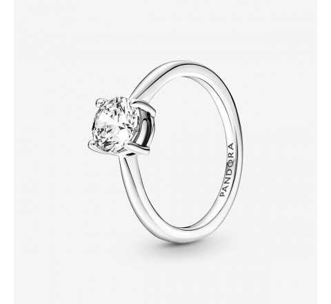 ANILLO PANDORA PLATA CON CIRCONITA Nº14 190052C01-54