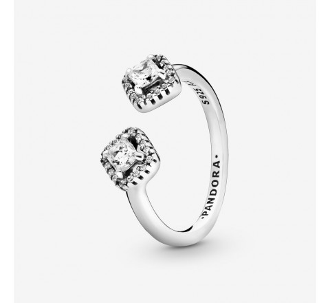 ANILLO PANDORA PLATA ABIERTO CIRCONITAS Nº12 198506C01-52
