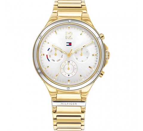 RELOJ TOMMY HILFIGER 1782278 ACERO DORADO ESFERA BLANCA